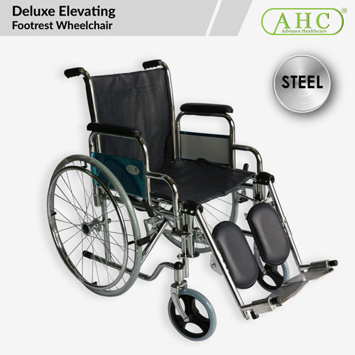 Deluxe Elevating Footrest Wheelchair - WC922