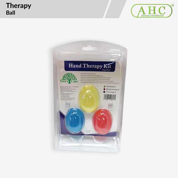 Therapy Ball - EGG Type Handle Ball (3 Step)